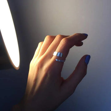 925 Sterling Silver Bohemian Large Ring