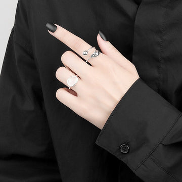 Personality Design Natural Crystal Ring