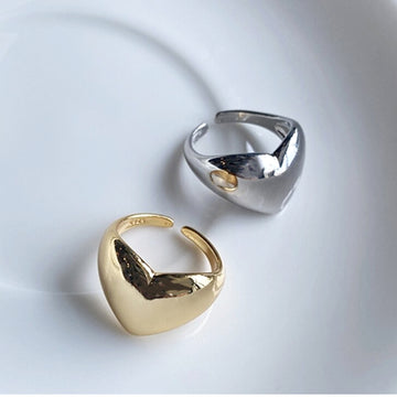 Creative Heart Shaped Adjustable Ring