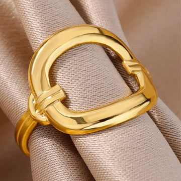 Stainless Steel Minimalist Open Ring