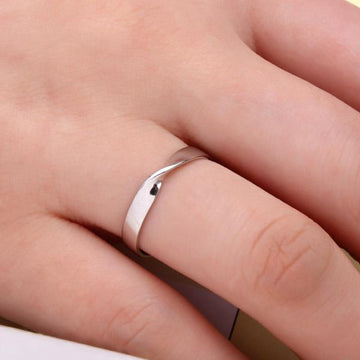 925 Sterling Silver Minimalist Twisted Ring