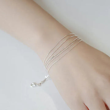 925 Sterling Silver Multilayer Luxury Bracelet