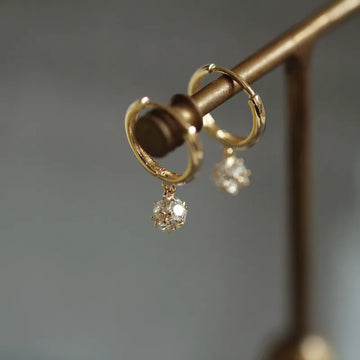 925 Sterling Silver Zircon Ball Earrings