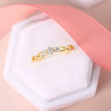 Dainty Mini Zircon Ring