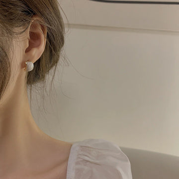 Geometric Arc Earrings No Hole Ear Clips