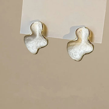 Irregular Enamel Glaze Creative Earrings