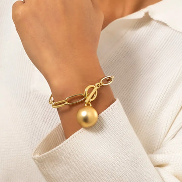 Thick Curb Cuban Chain Bracelet