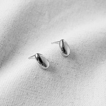 Small Mobius Ring Stud Earrings