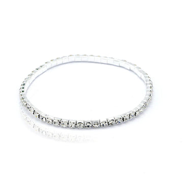 Stretchy Rows Rhinestones Bracelet Anklet