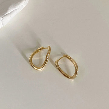 Vintage Twisted Geometric Design Earrings