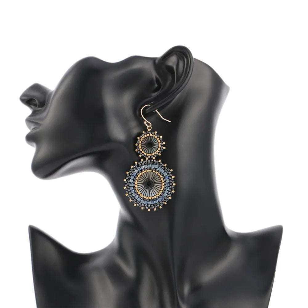 Crochet dangle shop earrings