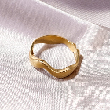 Trendy Stainless Steel Adjustable Rings