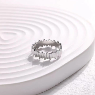 Minimalist Stainless Steel Geometric Ring
