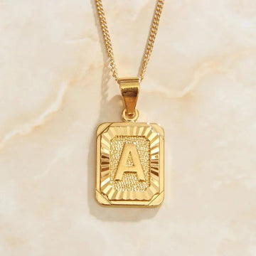 A-Z 18KGP Gold Plated Pendant Necklaces
