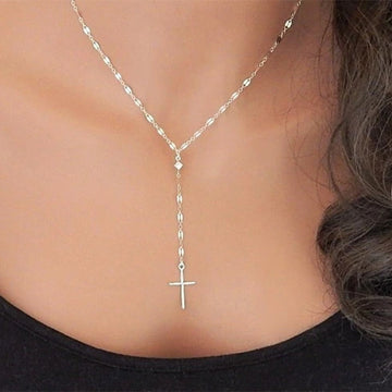 Trendy Simple Cross Necklace