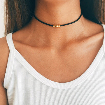 Simple Beads Choker Necklace
