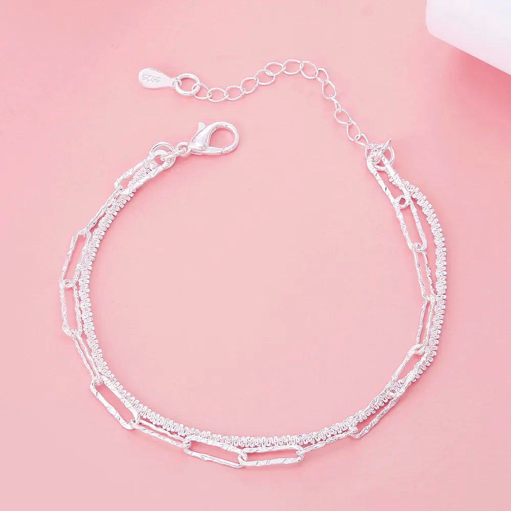 Orecchini A Borchia Infinite U Con Doppia Perla In Argento 925 | Per Donna E Ragazza | Confezione Regalo