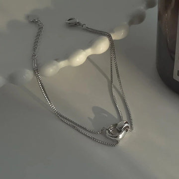 925 Sterling Silver Linked Chain Bracelet