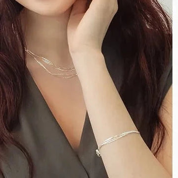 925 Sterling Silver Multilayer Luxury Bracelet