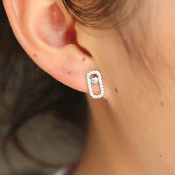925 Sterling Silver Cute Minimalist Stud Earrings