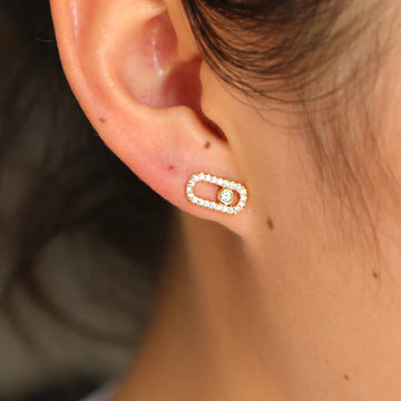925 Sterling Silver Cute Minimalist Stud Earrings