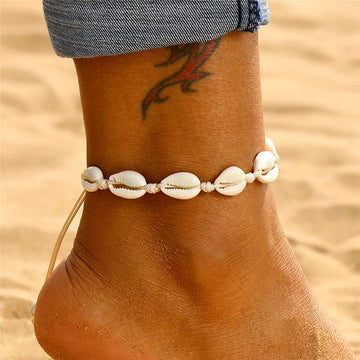 Bohemian Shell Summer Beach Barefoot Anklet