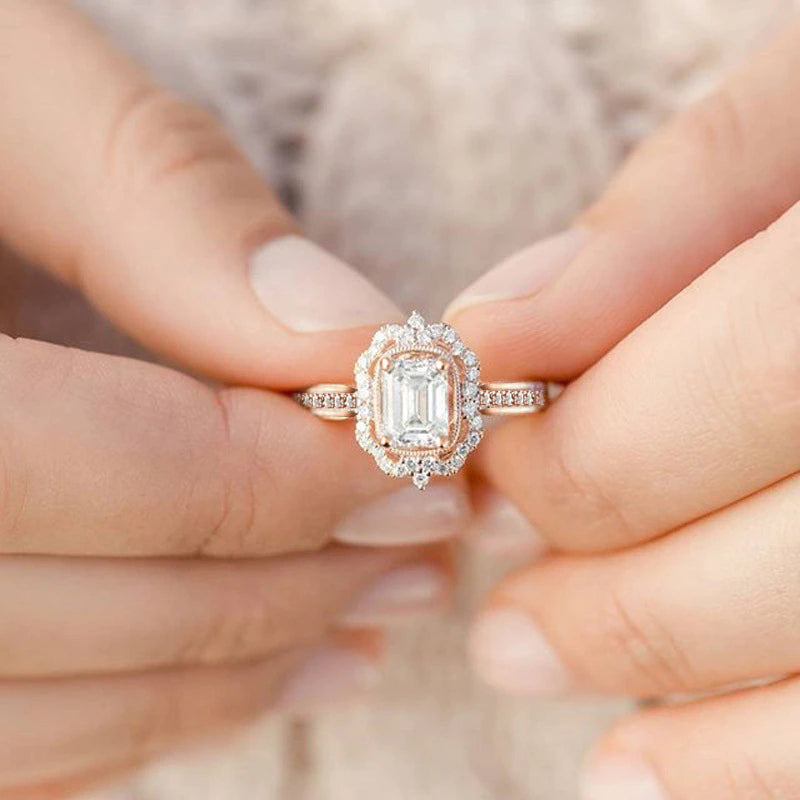 Creative Sparkle Fancy Ring