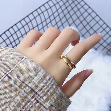 Double Layer Simple Geometric Ring