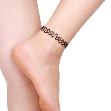 Fashion Elastic Tattoo Anklet