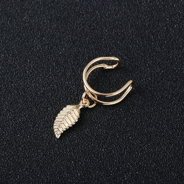 Fashion Leaf Clip Earring
