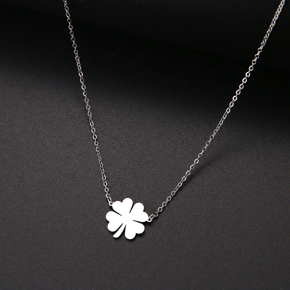 Four Leaf Clover Pendant Necklace