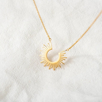 Half Circle Spiked Necklaces