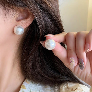 Half Round Pearl Clip Earrings No Hole Ear Clips