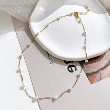 Pearl Multilayer Beaded Pearl Necklaces