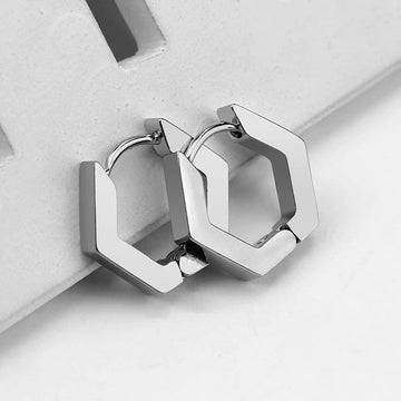 Stainless Steel 3 Colour Mini Geometric Earrings