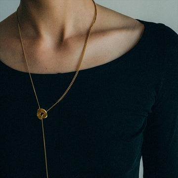 Trendy Jewelry Two Layer Pendant Necklace