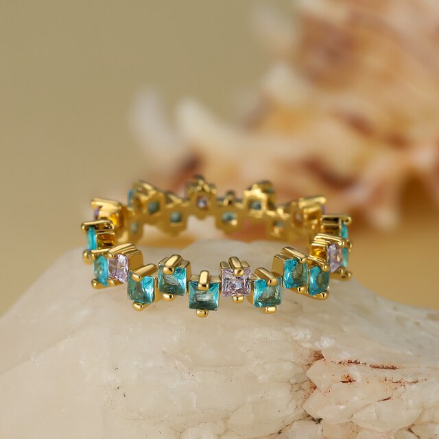 Vintage Royal Blue Stone Thin Ring